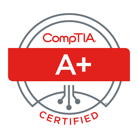 CompTIA A+ certification badge